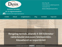 Tablet Screenshot of dritorpluszkft.hu